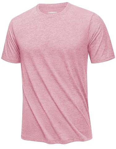 KEFITEVD Tee Shirt Sport Homme Respirant Léger Manches Courtes Col Rond