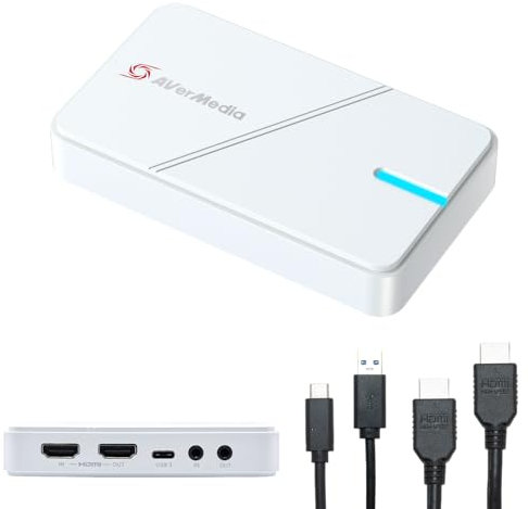 AVerMedia HDMI Capture Card - Gaming, Video-Streaming, 4K Capture-Karte für PS5, Xbox Series X/S, Xbox One, PS4, Nintendo Switch, Windows, Mac, HDR & VRR Unterstützung - GC551G2 Live Gamer Extreme 3