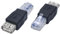 Adattatore Ethernet a USB A femmina a 8P8C RJ45 maschio adattatore Ethernet per rete ad alta velocità, 2 pezzi