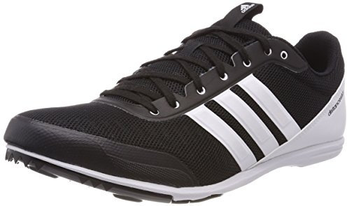 Adidas Distancestar, Zapatillas de Atletismo Hombre, Negro (Negbás/Ftwbla/Ftwbla 000), 44 EU