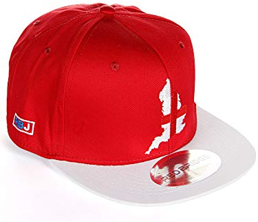Red Bridge Unisex Snapback Caps Kappe Baseball-Cap Mütze Bestickt Länder England - Rot