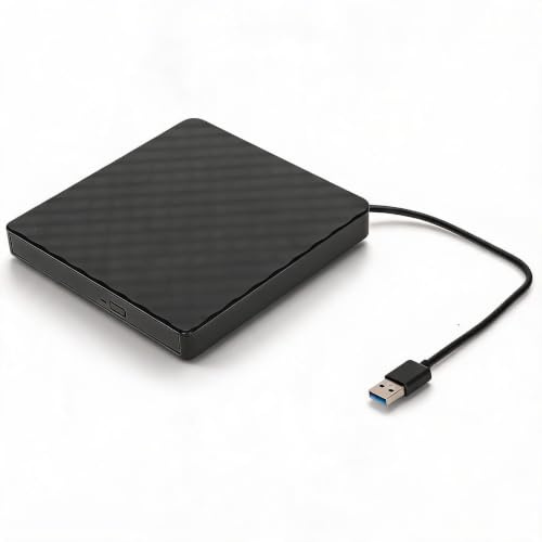 Bärbar Extern CD-enhet Rewriter Brännare USB DVD-läsare USB3.0 Ultratunn Extern DVD-läsare Extern Optisk Enhet för Bärbar Dator Stationär PC