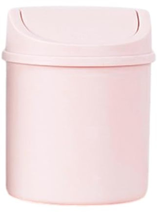 Pattumiera Da Bagno Con Coperchio Basculante, Cestino Da Scrivania, Bidone Spazzatura, Piccola Pattumiera In PP, Secchio Per La Raccolta Dei Rifiuti Da Appoggio Per Tavolo Da Toeletta,auto, 16,5×13 CM