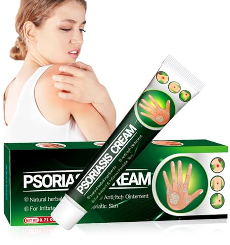 20g Psoriasis Creme, Schuppenflechte Salbe, Psoriasis Hautberuhigende Creme, Hautcreme lindert Juckreiz, Beruhigt, Pflegt, Haut Hautpflege