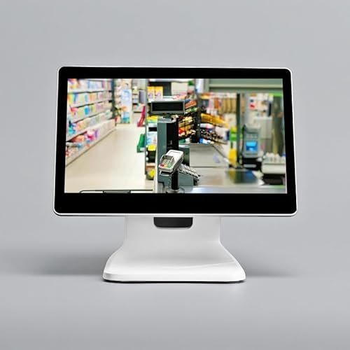 15,6 tums pekskärm PC POS, smart pekskärm kassaregister POS, Windows 10 detaljhandelskassa, för företagsrestaurang