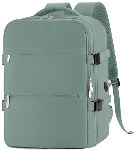 WOUIYO for Ryanair Cabin Bags 40x30x20 Underseat Cabin Bag,Waterproof Travel Backpack Cabin Size Anti-Theft Carry Ons Hand Luggage Backpack for Ryanair Air Bag 40x30x20 with TSA Approved, USB Hole