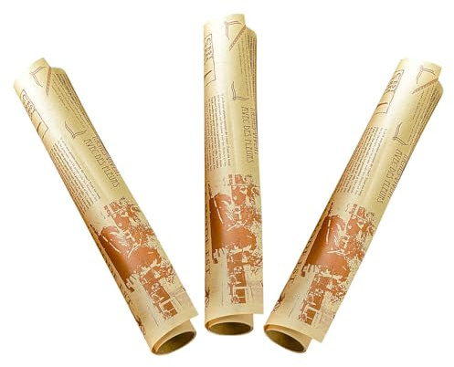 Papel de Horno en Rollo 3 Piezas Papel Antiadherente