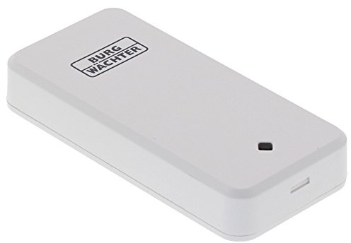 Burg Wächter Vibrations-Sensor innen, batteriebetrieben, Erschütterung Alarm, mit BURGprotect Smart Home kompatibel, Vibrancy 2020, Weiß, 39810, (B x H x T) 80 x 39 x 13 mm