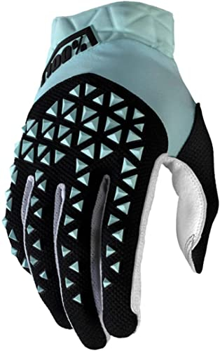 100% Airmatic Handschuhe, Erwachsene (Schwarz/Blau, Mittel)