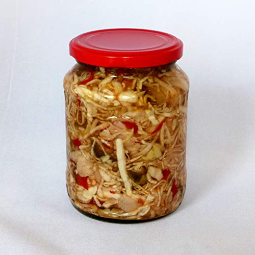 Krautsalatmix aus Kalocsa 720ml sauer eingelegtes aus Ungarn handarbeit Manufakturware (Mild)