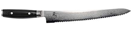 Yaxell RAN Brotmesser mit Wellenschliff HP-Y-36038 mit 69 Lagen Damast
