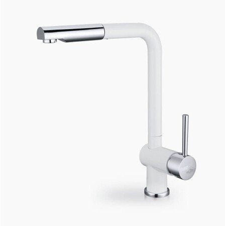 ILmira Grifo de Cocina extraíble Grifo de Cocina de Laca en Aerosol Blanco Grifo de Cocina de Calidad Alemana Grifo Mezclador Torneira Cozinha Auspicious Clouds
