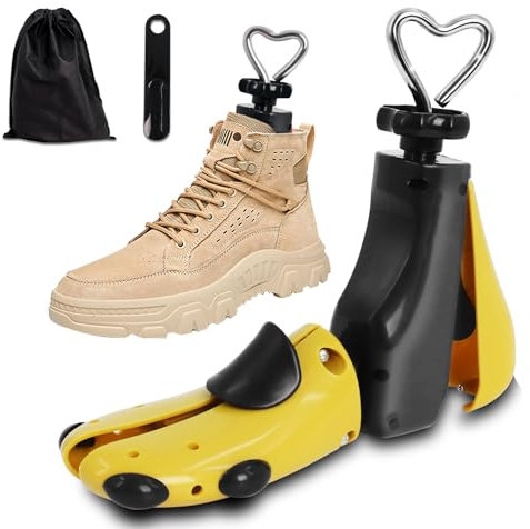 Potufa Embauchoirs pour homme et femme - Extenseur de chaussures pour largeur et longueur réglables - Les embauchoirs à bottes 4 voies sont utilisés pour desserrer les chaussures serrées, 1 pièce