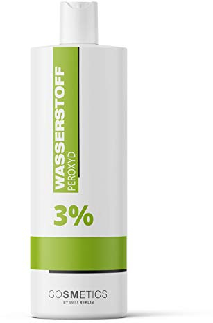 SM-55 - Agua oxigenada 1 litro 3 % líquida - H2O2 - Decoloración (1 litro, 3 %)