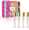 SO...? Unique Premium-Damenparfüm-Geschenkset, Vanillebonbon, Süße Erbse, Weiße Blüte, Trüffelcreme, Eau De Toilette mit langanhaltendem Duft - Reisegröße Mini-Parfüm für Mädchen (4 x 14ml)