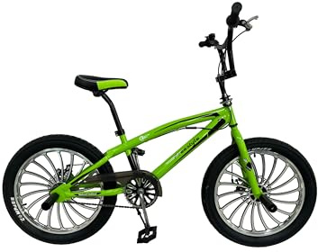 Royal Led Bicicletta Freestyle bici 20 pollici bmx freestyle cerchi in lega e freni a disco vari colori manubrio rotore 360° bici per bambini dai 7 anni in su