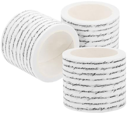 Anneome 3piezas Cinta Retro Gótica de Cinta Washi Inglesa para Manualidades Decorativa Guiones para Proyectos de Álbumes de Recortes y Fiestas