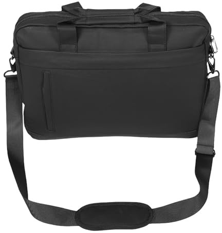 VALICLUD Bolsa de Hombro para Computadora Portátil de Poliéster Ligera Prueba de Golpes con Diseño Minimalista Adecuado para Oficina y Viaje