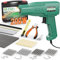 Foliv 200W Kunststoff Schweißgerät, Kunstoffschweißgerät Set, 2-in-1 Schweißen Maschine Auto Stoßstangen Reparatur Set mit 1000PCS Schweißnägel, 16 Kunststoffschweißstäbe&Schleifpapier, Zangen,Messern