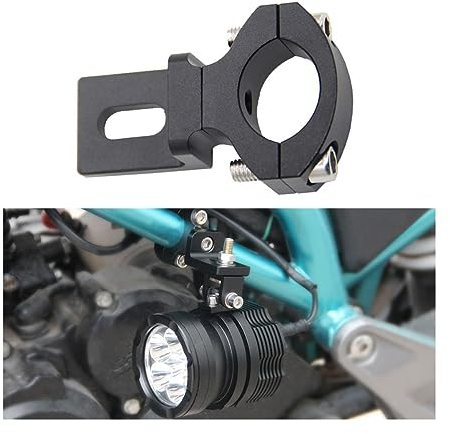 CGEAMDY Motorrad Lenker 22mm Scheinwerfer Halterung, Scheinwerfer Halterung Rohr Schelle für Motorrad, Moto LED Licht Halterung Rohrklemme, Universal Light Bar Rohrklemme