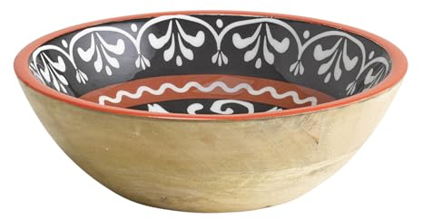 APS 1052 Schale MANGO, Mangoholz, Epoxidharzbeschichtung innen, Ø 24 cm, 1,1 Liter, Obstschale, Salatschüssel, Schüssel