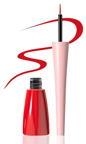 Boobeen Flüssiger Eyeliner-Stift, farbiger, wasserfest und wischfest, Präzisionsspitze für kühne Augen-Looks