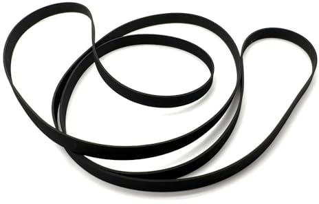 1st Bredd 5 mm Tjocklek 0,6 mm Platt transmissionsrem för LP Vinylskivspelare Fonograf grammofon skivspelare Drivrem(Fold Length 160mm)