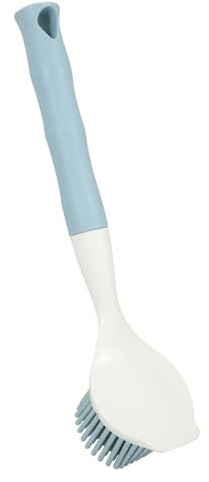 VALICLUD Spülbürste für Geschirr und Töpfe aus TPR mit Ergonomischem Design und Verschleißfester Oberfläche für Effiziente Küchenreinigung in Blau
