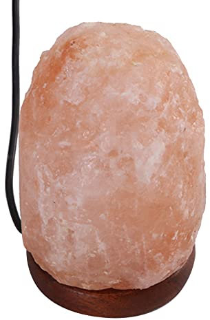 Srliya Crystal Salt Lamp Fuktgivande LED -färg Byt USB Power Nature Form för Sovrumsheminredning, Inspirerande för Familjevänner älskare