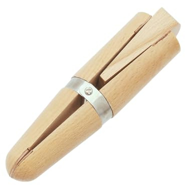 Wooden Ring Clamp with Wedge Lock for Jewelry Making Polishing Repair Stone Setting Filing Engraving Holder Tool