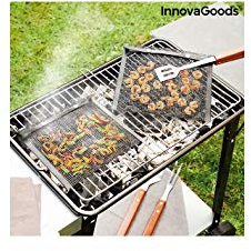 InnovaGoods Bolsas de Malla para Barbacoa BBQNet (Pack de 2),