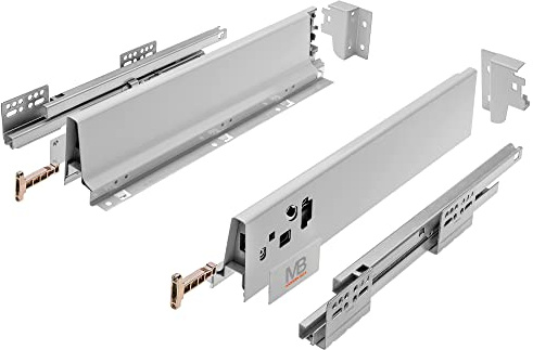 GTV – Modern Box Box Box I L = 250 mm H = 83 mm I Grå I Tyst stängning I belastning upp till 40 kg I Enkel installation I Synkronisering av styrningarna I PB-D-KPL250A