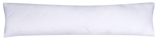Moon Feeling Coussin d'allaitement matelassé extra ferme - Poids de remplissage : 1600 g - Avec fermeture éclair - Lavable à 95 °C - 40 x 145 cm