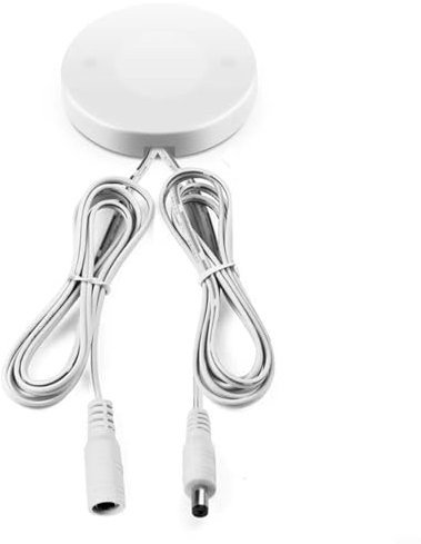 HOHOVYVY Interruptor de luz táctil, regulador de intensidad LED, 12 V, 12 V-24 V, sensor táctil, interruptor para armario, interruptor de intensidad de barrido manual (DC head blanco)