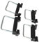 tuwiwol 4x Roof Rack Tool Clips Luggage With Roof Rack Clamps Easy And Convenient Suitable For Car Luggage Rack Roof Box U Bolts, 4pcs 6cm