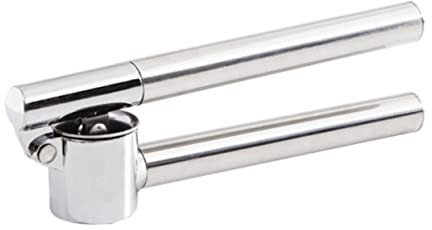 COLLBATH Prensa De Ajo Manual Acero Inoxidable Tamaño Compacto Mango Largo Picadora De Ajo Multiuso Para Cocina Restaurante