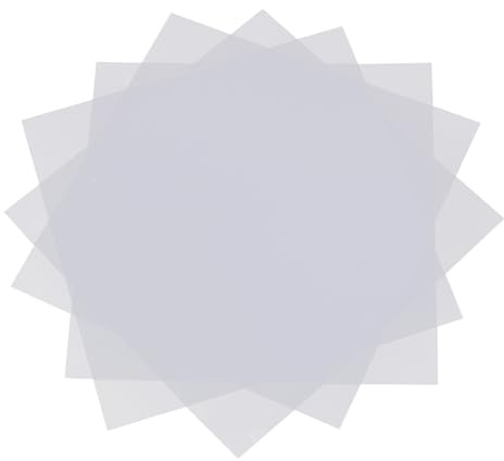 Mikikit 20pezzi Carta Trasparente Resistenti al Calore per Puzzle DIY Accessori Sicuri e Riutilizzabili per Creazioni Artigianali Ragazzo Ragazza Ragazza