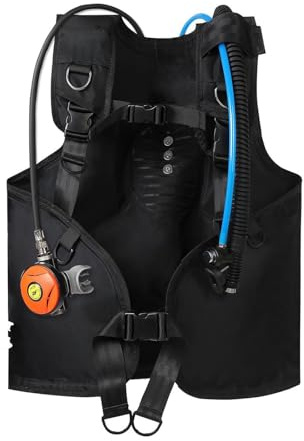 rongweiwang Gilet stabilisateur de plongée sous-Marine (50 cm x 110 cm) avec détendeur intégré. Idéal pour la plongée, Le Surf, Le Snorkeling et Les Sports Nautiques.
