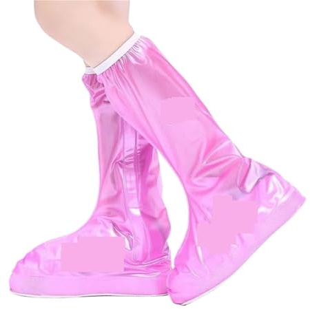 CQAHDSEVF Cubierta impermeable for zapatos | Multicolor Se adapta a tallas 35-46 Impermeable Antideslizante Corte alto Protección contra la lluvia: uso en exteriores