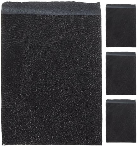 Amosfun 4 Pièces Manchon de Prise pour Archet de Violon et Archet D’alto, Grip Ergonomique en Pu Noir, Installation Facile, Réduit la Fatigue Main, pour Musiciens et Altistes