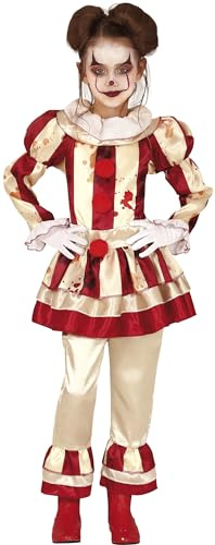 Costume da Pagliaccia Sanguinaria per Bambina M-(7/9 Anni)
