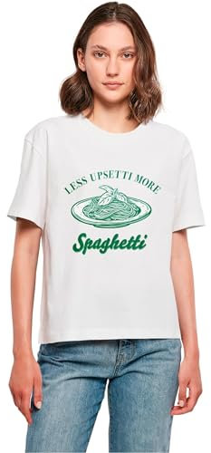 Miss Tee Less Upsetti Tee White, XS