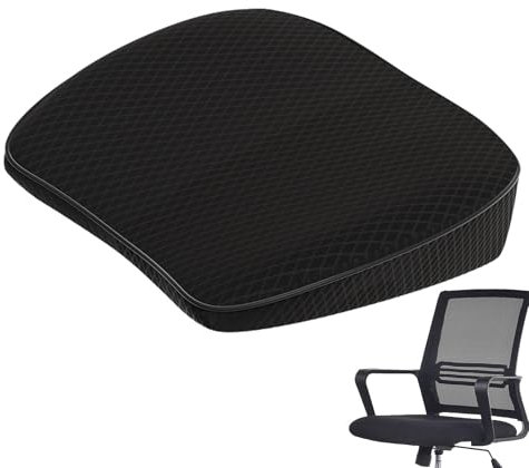 Asiento elevador de coche para adultos, cojín de coche para altura,Cojín ergonómico de cuña - Cómodos accesorios portátiles para automóvil, cojín de asiento engrosado y transpirable para viajes en aut