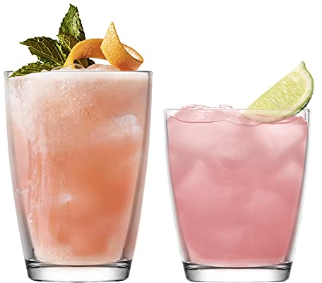 LAV Verres à Cocktail Highball et Verres Tumbler à Eau Vega - Lot de 12