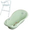 Baignoire bébé avec thermomètre Vert Forest 102 cm + pied