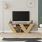 Hocuspicus HOCUS PICUS Modern Designed TV Unit for Livingroom up to 42 Inch TVs | Engineered Wood |110x30x40cm | Easy to Assemble and Clean (Oak)