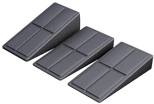 GORILLA SPORTS® Wadendehner - 3er Set, Rutschfest, Verstellbar, bis 300 kg, aus Polypropylen - Knieretter, Wadentrainer, Calf Stretcher, Mobilisationskeil, Wadenstrecker, Kniekeil, Stretch Board, Keil