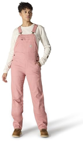 Carhartt Women's Ashland Bib Overall, Rose Tint, Medium