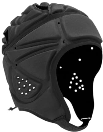 F Fityle Casco de Rugby, Protector de Cabeza de Rugby, protección Suave Ajustable, Gorra Protectora de Rugby, Casco para Jugar béisbol, Lanzador, Mujeres y