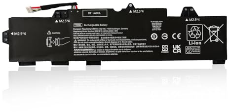 Chinoket TT03XL Batteria per HP EliteBook 755 G5 EliteBook 850 G5 G6, ZBook 15U G5 15U G6 Serie Mobile Workstation TT03XL-BTI HSN-I13C-5 HSN-113C-5 HSTNN-DB8K HSTNN-LB8H Batteria per notebook